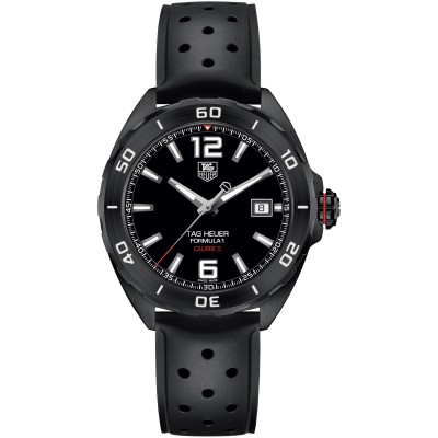 TAG HEUER FORMULA 1 AUTOMATIC BLACK DIAL BLACK RUBBER MEN'S WATCH TAG HEUER FORMULA 1 AUTOMATIC BLACK DIAL BLACK RUBBER MEN'S WATCH